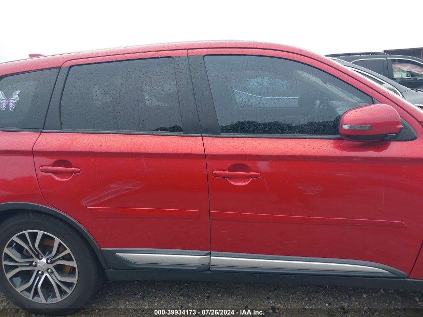 2017 Mitsubishi Outlander Se VIN: JA4AD3A36HZ022640 Lot: 39934173