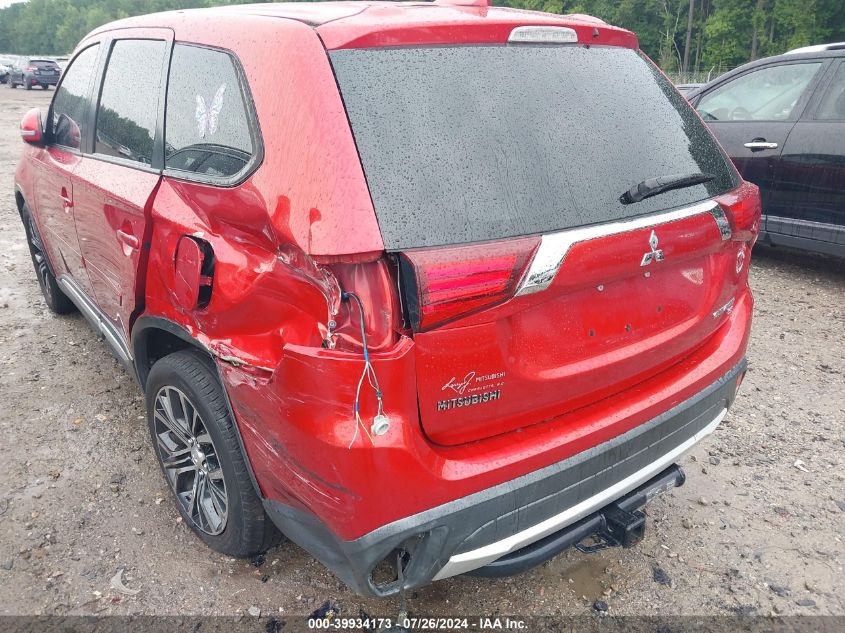 2017 Mitsubishi Outlander Se VIN: JA4AD3A36HZ022640 Lot: 39934173