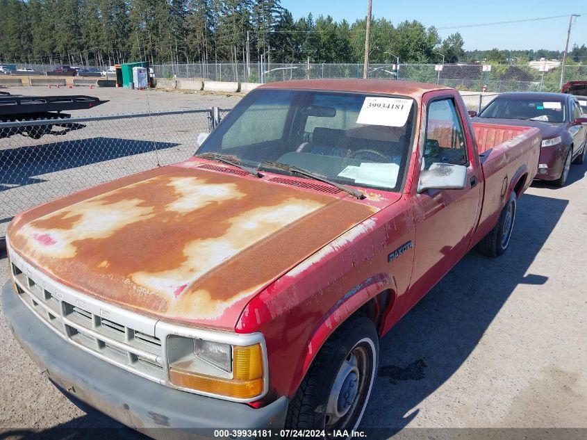 1993 Dodge Dakota VIN: 1B7FL26G3PS224525 Lot: 39934181