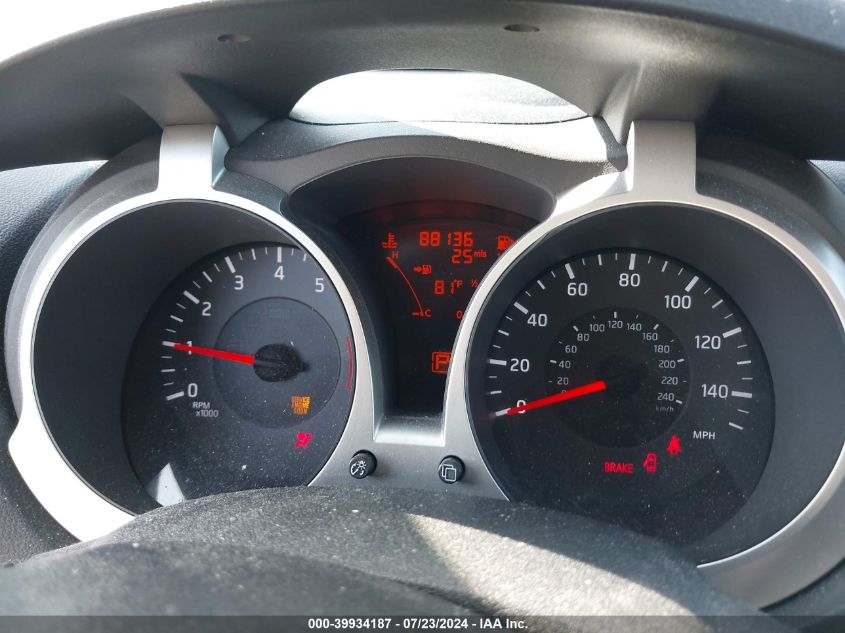 2011 Nissan Juke S/Sv/Sl VIN: JN8AF5MV0BT009227 Lot: 39934187