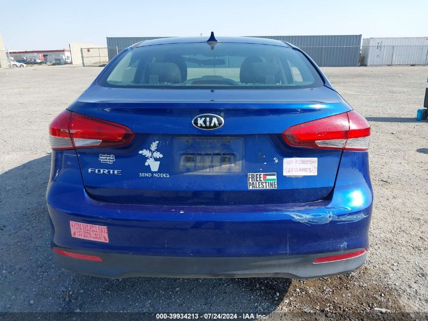 2017 Kia Forte Lx VIN: 3KPFK4A75HE138840 Lot: 39934213