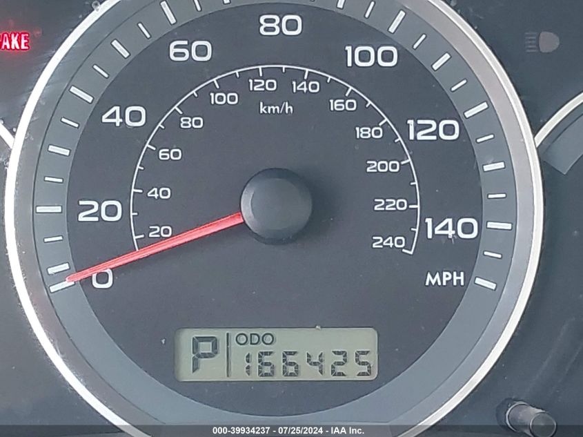 2009 Subaru Impreza 2.5I VIN: JF1GE61629H508237 Lot: 39934237