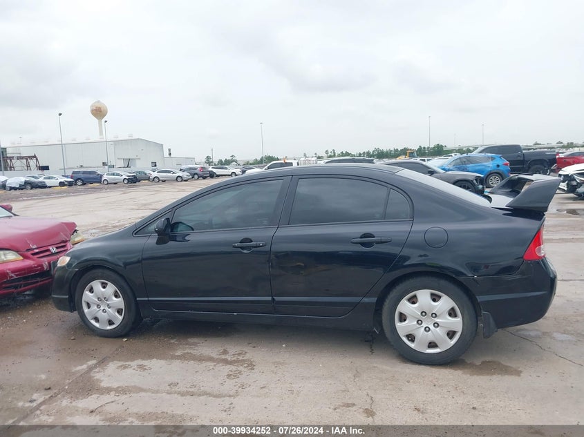 2008 Honda Civic Sdn Lx VIN: 1HGFA16548L074274 Lot: 39934252