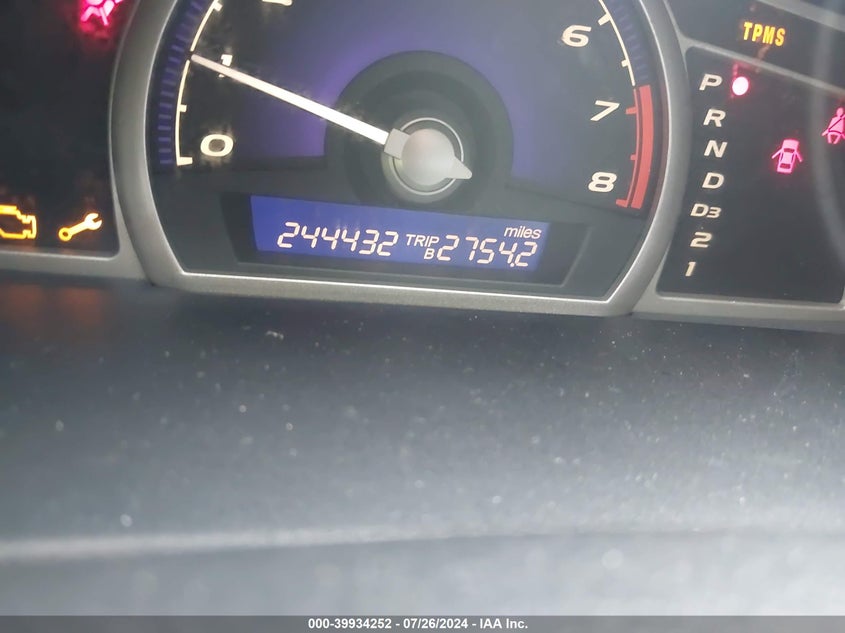 2008 Honda Civic Sdn Lx VIN: 1HGFA16548L074274 Lot: 39934252