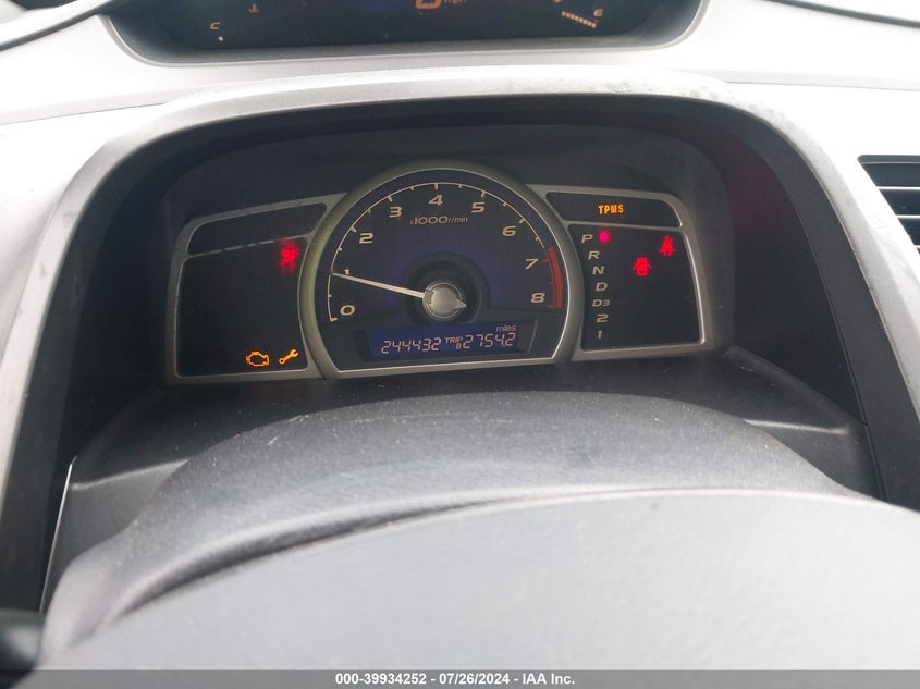 2008 Honda Civic Sdn Lx VIN: 1HGFA16548L074274 Lot: 39934252