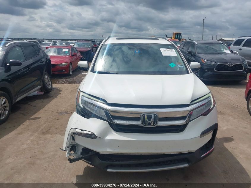 2019 Honda Pilot Touring VIN: 5FNYF5H95KB005586 Lot: 39934276