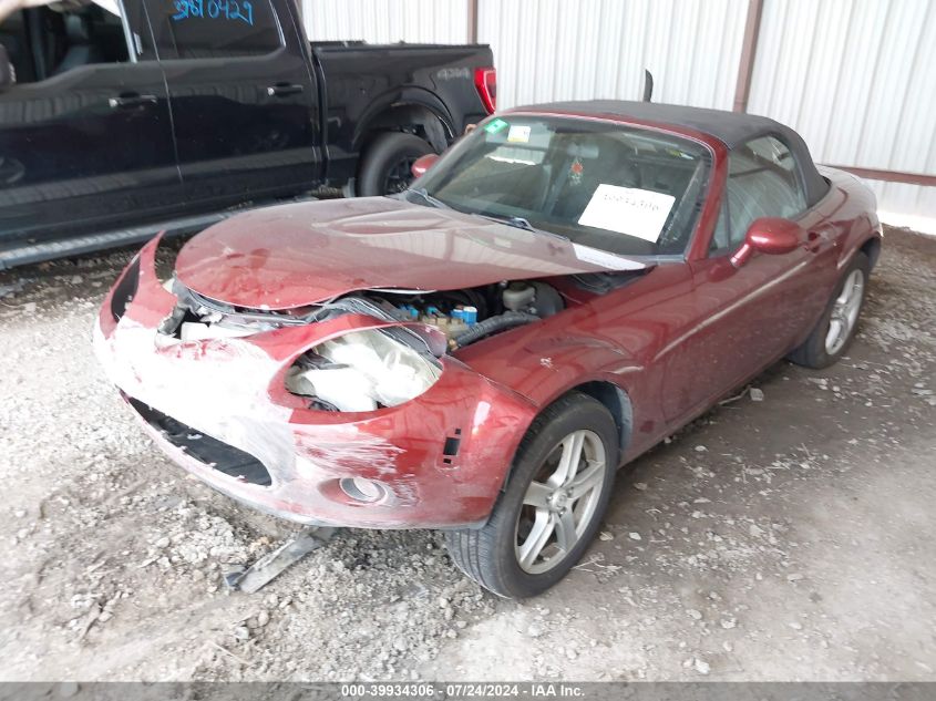 2006 Mazda Mx-5 Miata VIN: JM1NC25F960105862 Lot: 39934306
