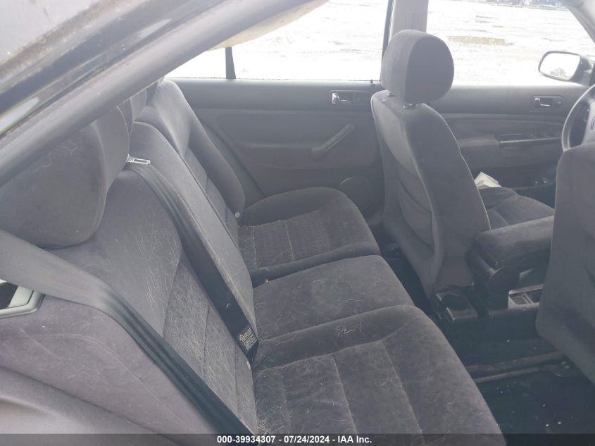 2004 Volkswagen Jetta Gls 1.8T VIN: 3VWSE69M04M009493 Lot: 39934307