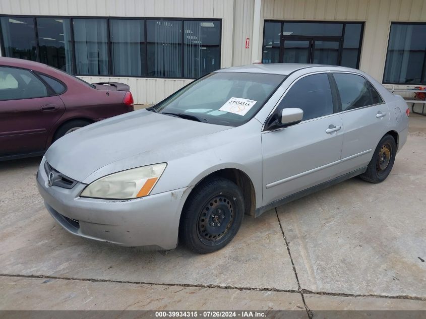 2003 Honda Accord 2.4 Lx VIN: 1HGCM56303A011547 Lot: 40672599