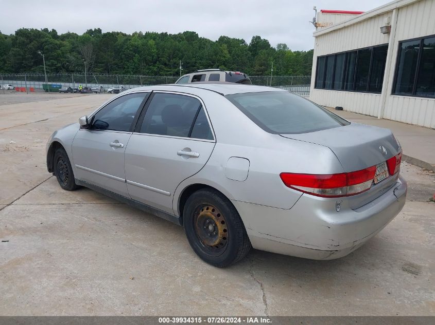 2003 Honda Accord 2.4 Lx VIN: 1HGCM56303A011547 Lot: 40672599