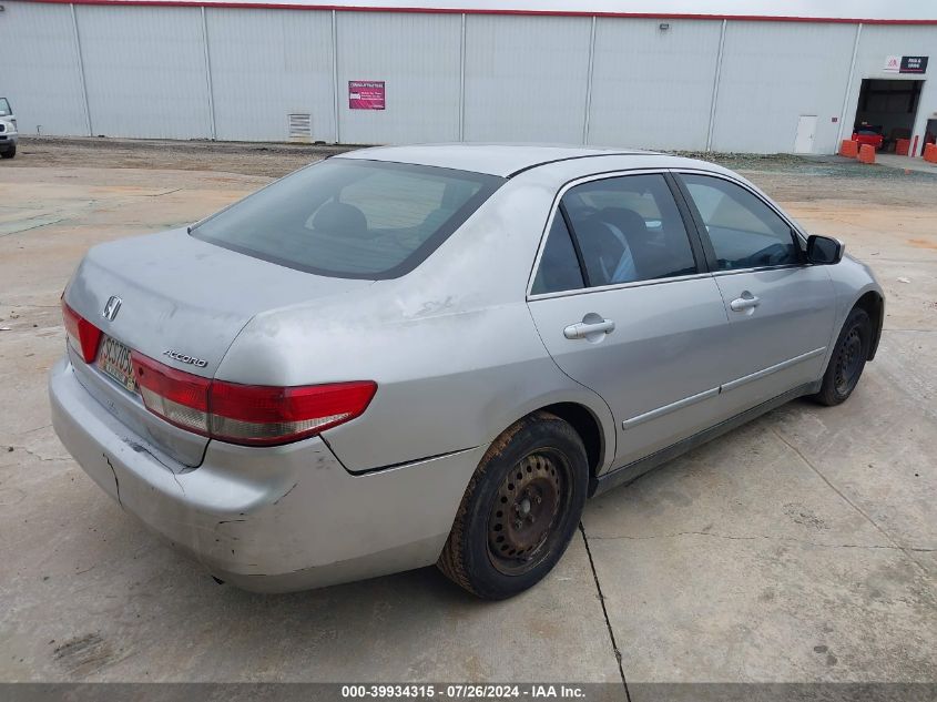 2003 Honda Accord 2.4 Lx VIN: 1HGCM56303A011547 Lot: 40672599