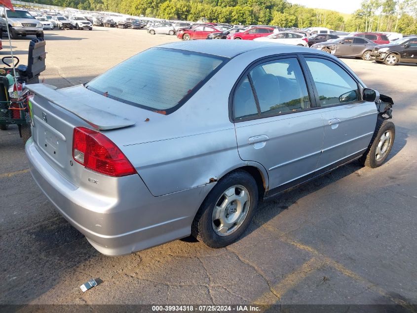 JHMES26794S001799 | 2004 HONDA CIVIC