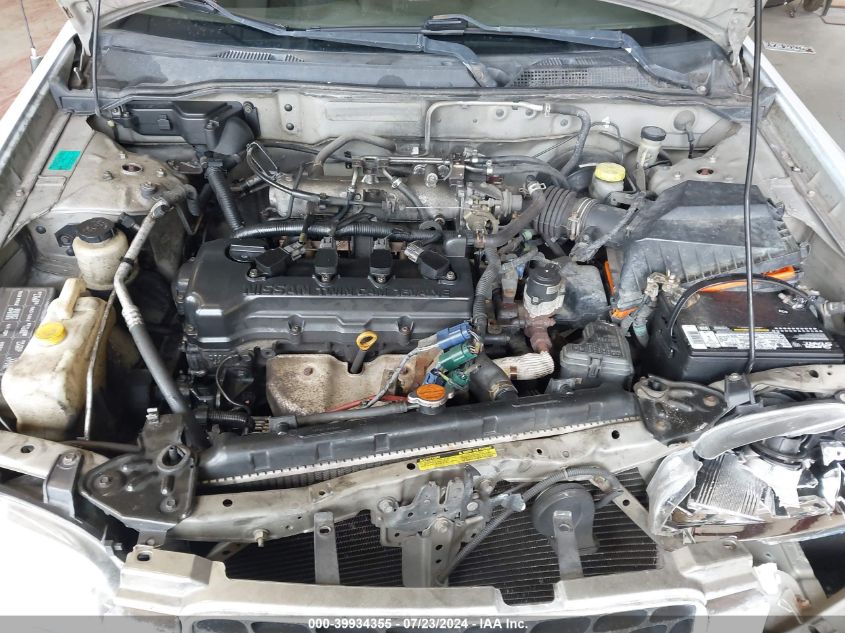 2002 Nissan Sentra Xe VIN: 3N1CB51D12L597531 Lot: 39934355