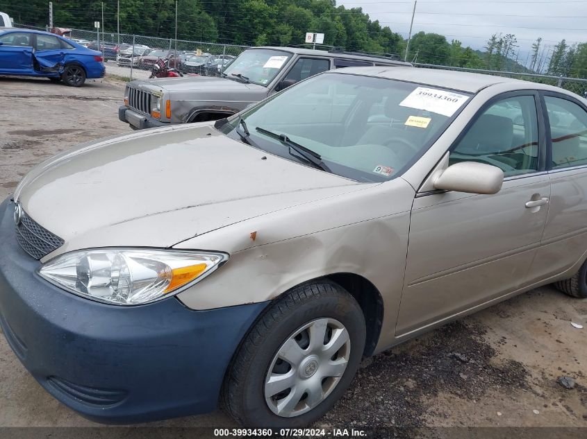 2004 Toyota Camry Le/Xle/Se VIN: 4T1BE32K94U859284 Lot: 39934360