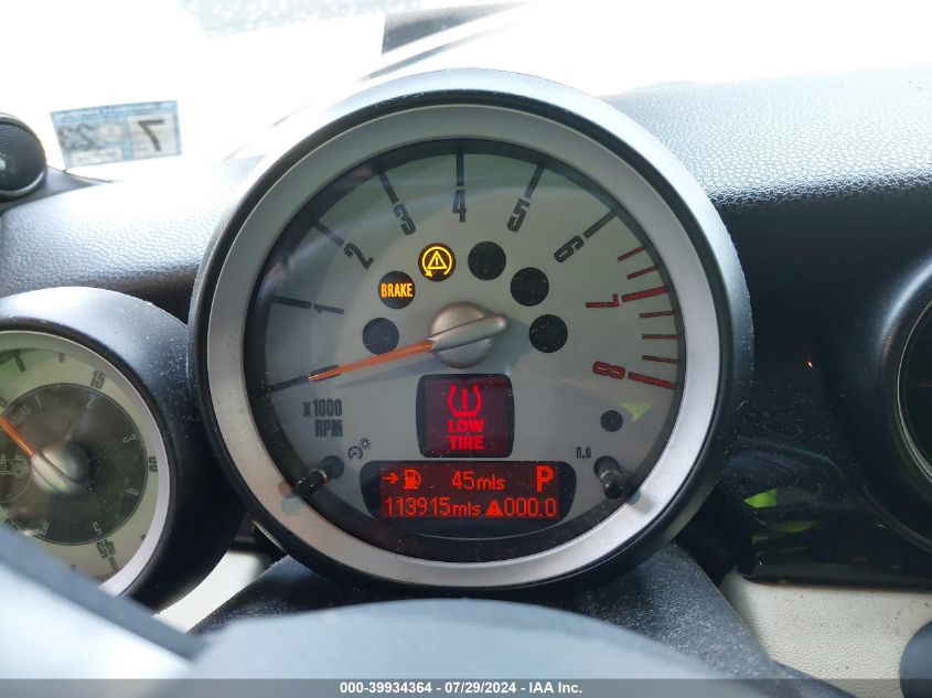 2010 Mini Cooper VIN: WMWMR3C5XATU97197 Lot: 39934364