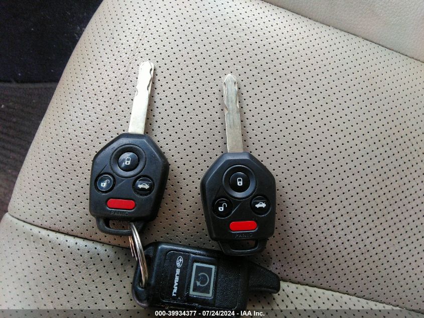 2011 Subaru Outback 3.6R Limited VIN: 4S4BRDKC3B2404040 Lot: 39934377