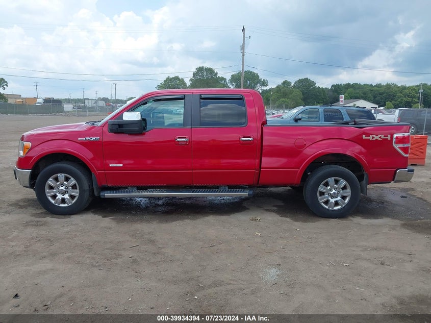 2012 Ford F-150 Lariat VIN: 1FTFW1ET8CFB66205 Lot: 39934394