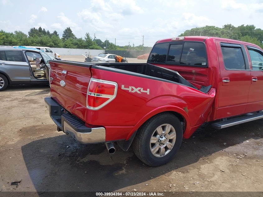 2012 Ford F-150 Lariat VIN: 1FTFW1ET8CFB66205 Lot: 39934394