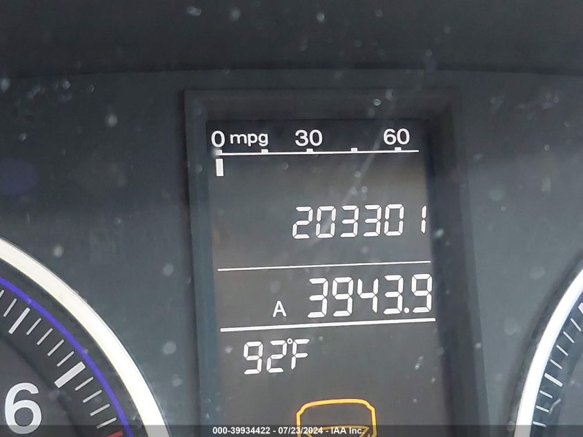 2009 Honda Cr-V Ex VIN: 5J6RE48559L051144 Lot: 39934422