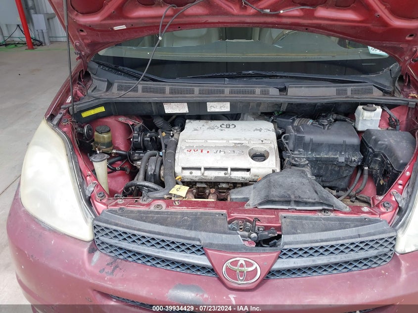 2004 Toyota Sienna Xle VIN: 5TDZA22C74S076258 Lot: 39934429