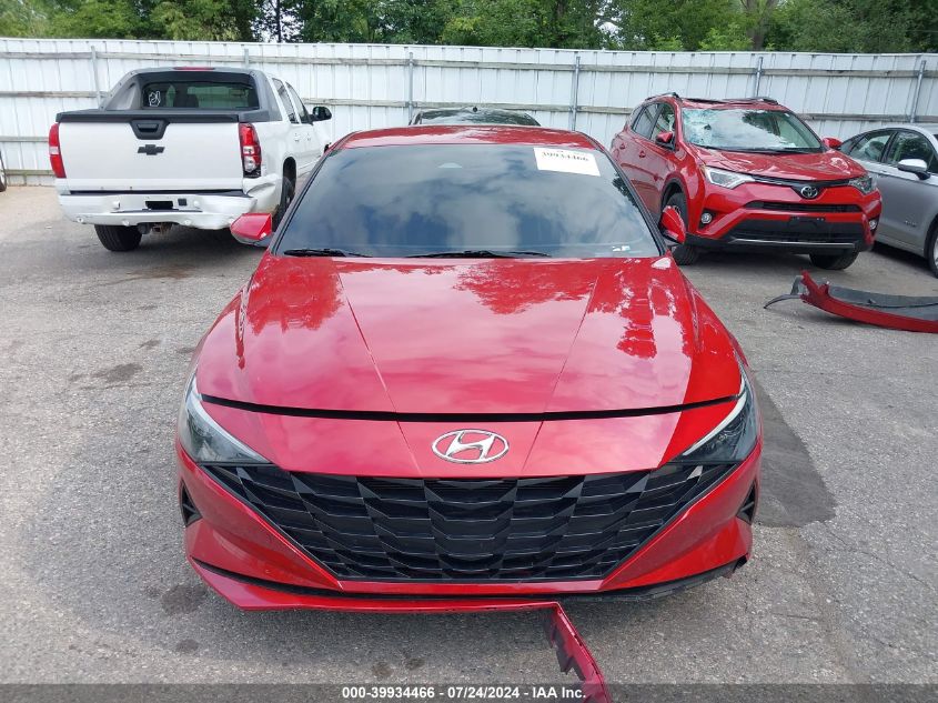 2022 Hyundai Elantra Sel VIN: KMHLM4AG6NU326675 Lot: 39934466