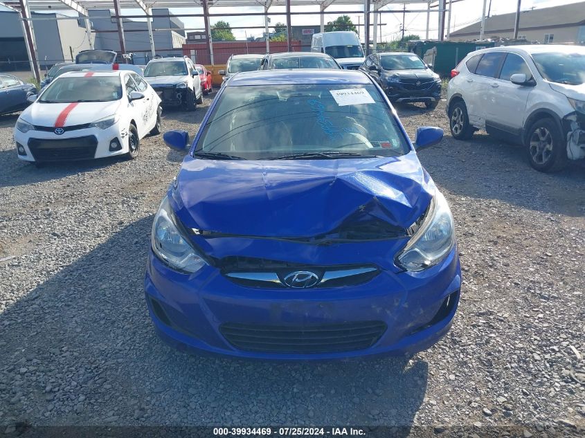 2013 Hyundai Accent Gls/Gs VIN: KMHCT4AE7DU444024 Lot: 39934469