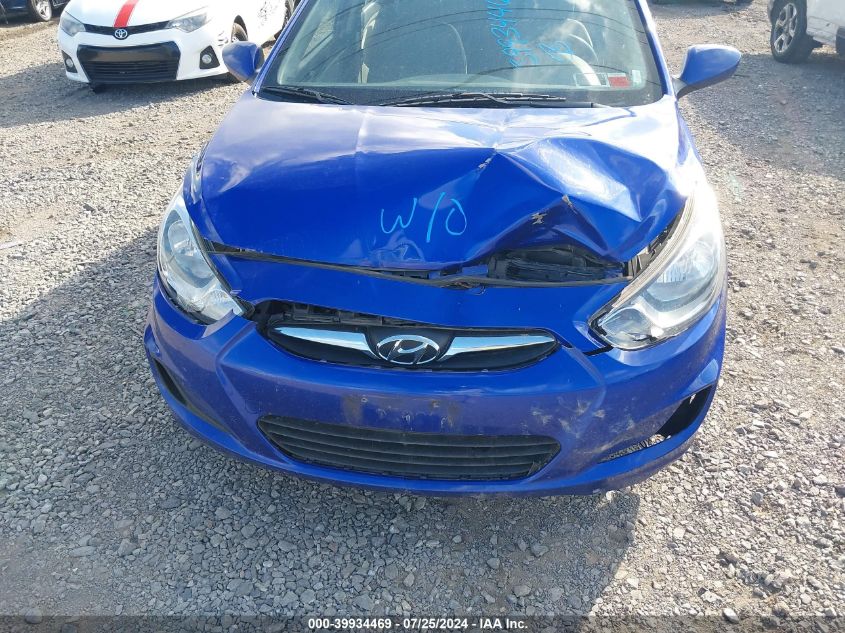 2013 Hyundai Accent Gls/Gs VIN: KMHCT4AE7DU444024 Lot: 39934469