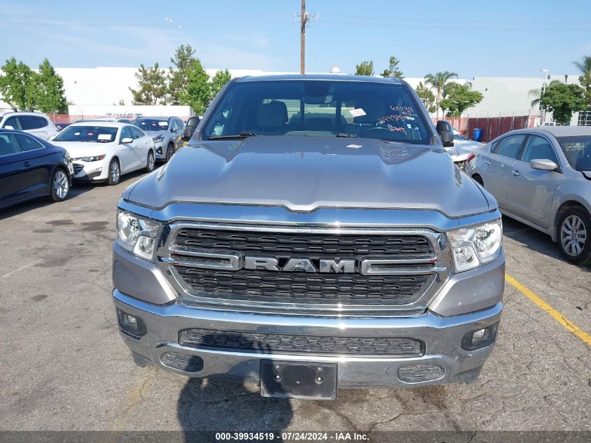 2022 Ram 1500 Lone Star Quad Cab 4X2 6'4 Box VIN: 1C6RREBT8NN276719 Lot: 39934519