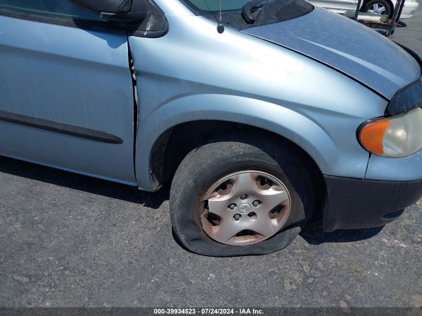 2003 Dodge Caravan Se VIN: 1D4GP25343B117407 Lot: 39934523