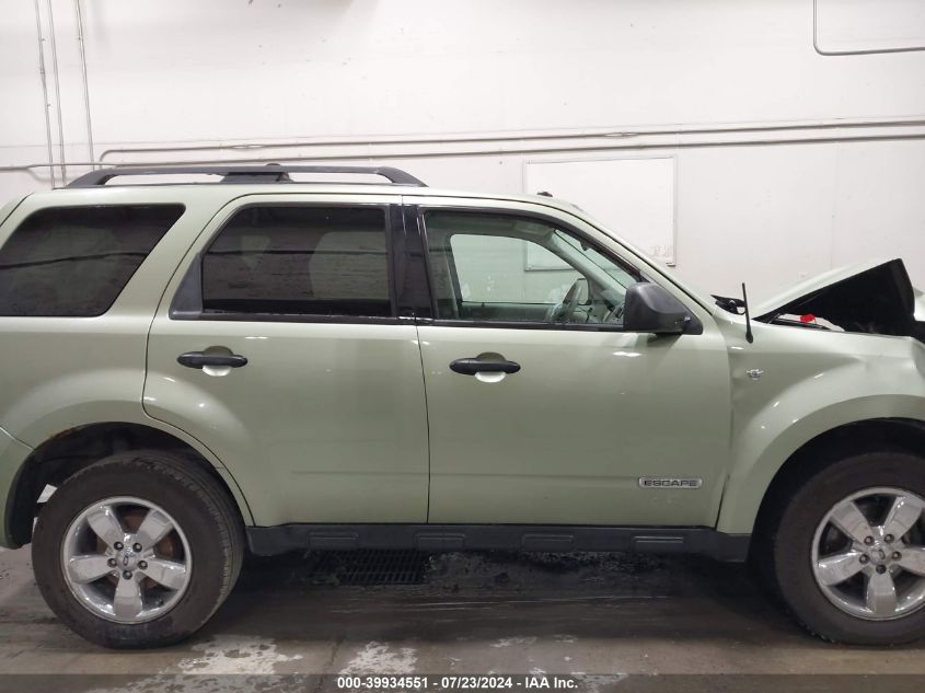2008 Ford Escape Xlt VIN: 1FMCU03188KE12300 Lot: 39934551