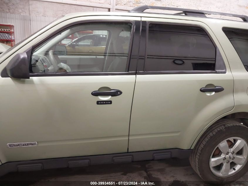 2008 Ford Escape Xlt VIN: 1FMCU03188KE12300 Lot: 39934551
