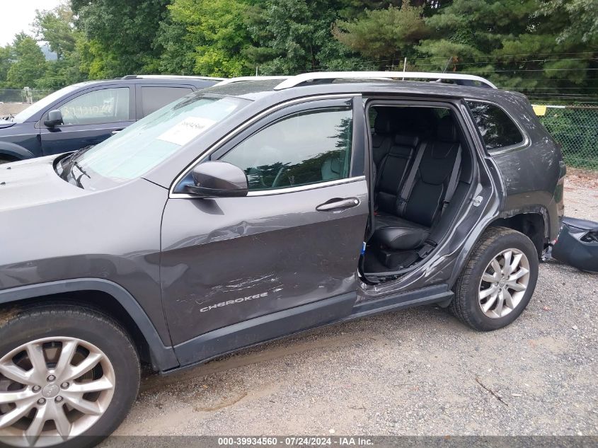 2015 Jeep Cherokee Limited VIN: 1C4PJMDS2FW729685 Lot: 39934560