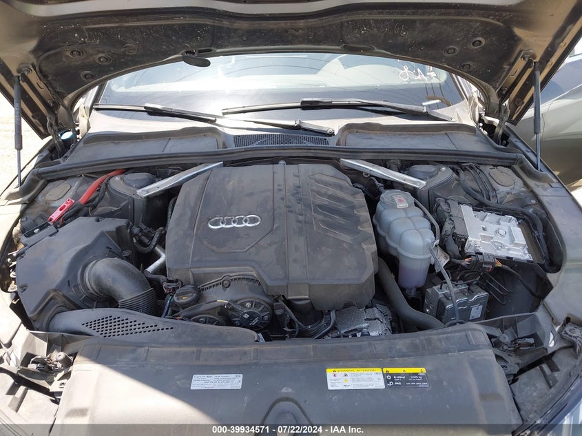 2023 Audi A4 Premium Plus 45 Tfsi S Line Quattro S Tronic VIN: WAUEAAF43PN005920 Lot: 39934571