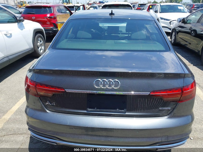 2023 Audi A4 Premium Plus 45 Tfsi S Line Quattro S Tronic VIN: WAUEAAF43PN005920 Lot: 39934571