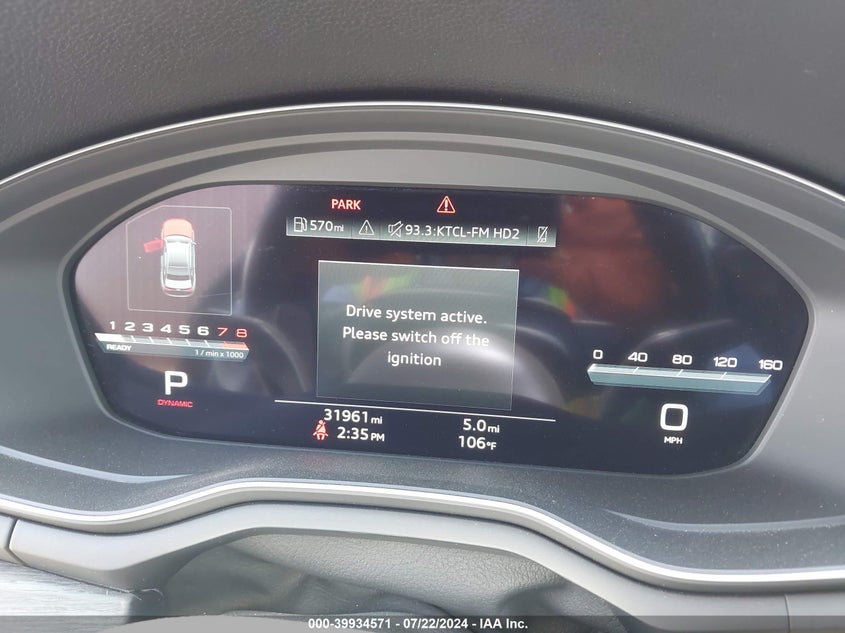 2023 Audi A4 Premium Plus 45 Tfsi S Line Quattro S Tronic VIN: WAUEAAF43PN005920 Lot: 39934571