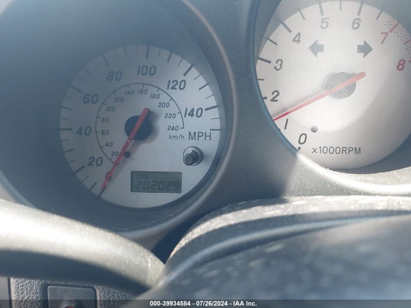 2000 Toyota Mr2 Spyder VIN: JTDFR3202Y0019210 Lot: 39934584