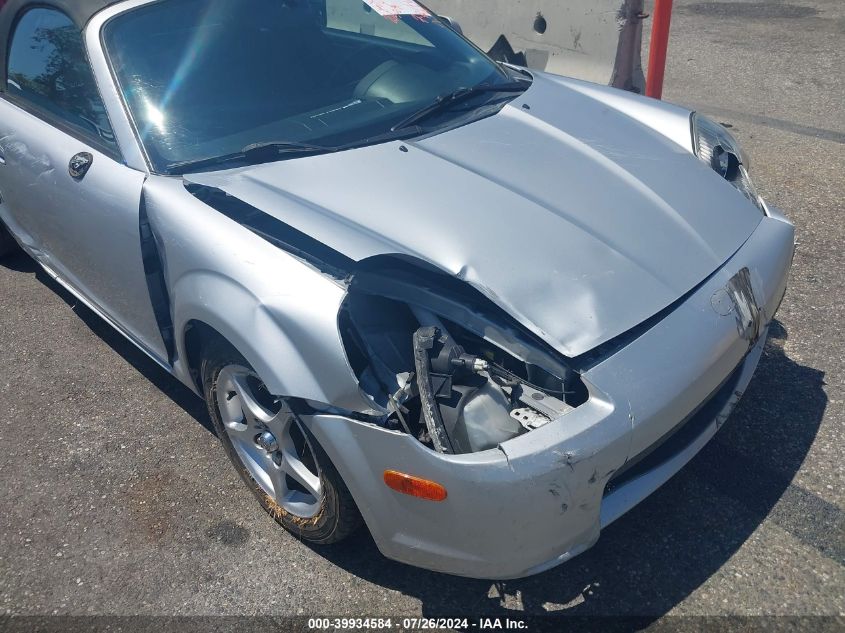 2000 Toyota Mr2 Spyder VIN: JTDFR3202Y0019210 Lot: 39934584