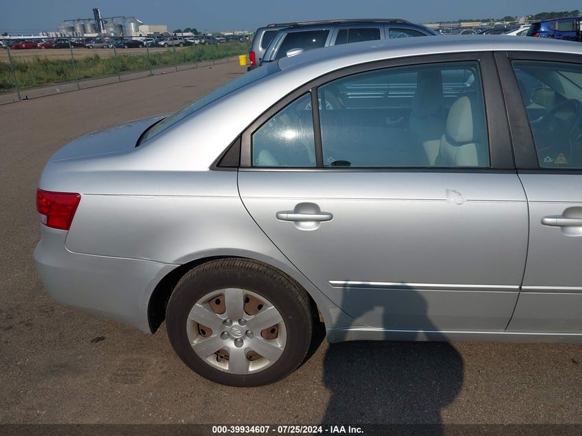 2008 Hyundai Sonata Gls VIN: 5NPET46C28H394816 Lot: 39934607