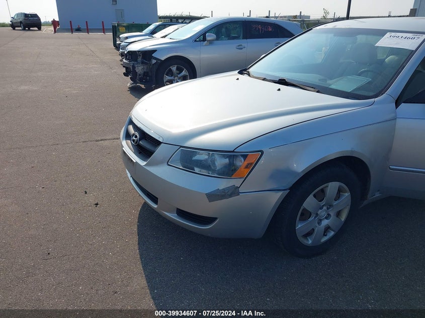 2008 Hyundai Sonata Gls VIN: 5NPET46C28H394816 Lot: 39934607