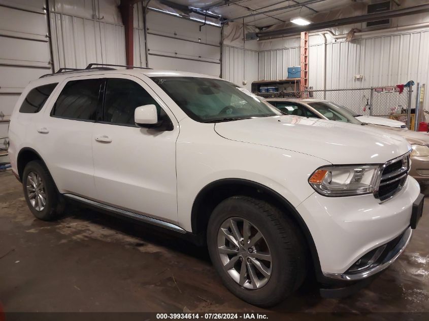 2017 Dodge Durango Sxt Awd VIN: 1C4RDJAG5HC833834 Lot: 39934614