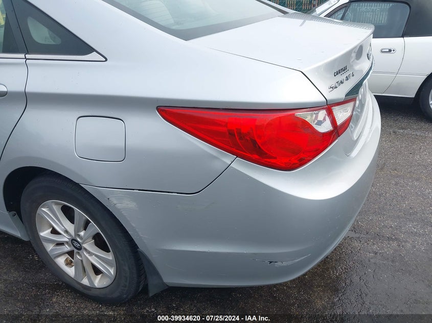 2012 Hyundai Sonata Gls VIN: 5NPEB4ACXCH490566 Lot: 39934620