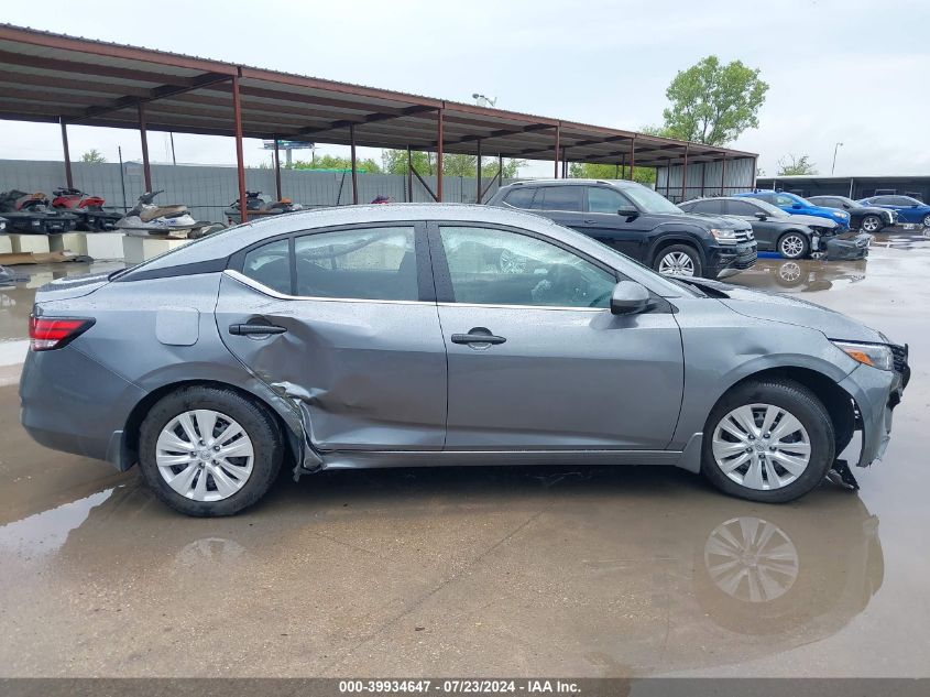 2024 Nissan Sentra S Xtronic Cvt VIN: 3N1AB8BV3RY363954 Lot: 39934647