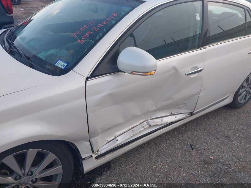 2011 Toyota Avalon Limited VIN: 4T1BK3DB7BU416490 Lot: 39934698