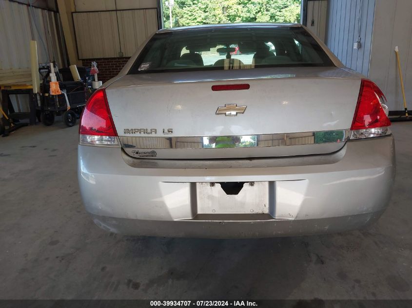 2006 Chevrolet Impala Ls VIN: 2G1WB55K869349345 Lot: 39934707