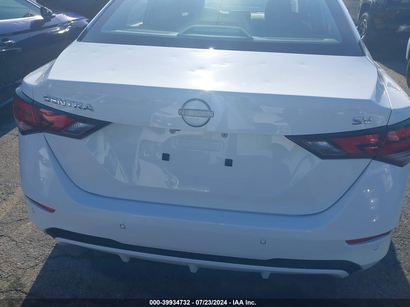2024 Nissan Sentra Sv Xtronic Cvt VIN: 3N1AB8CV0RY298513 Lot: 39934732