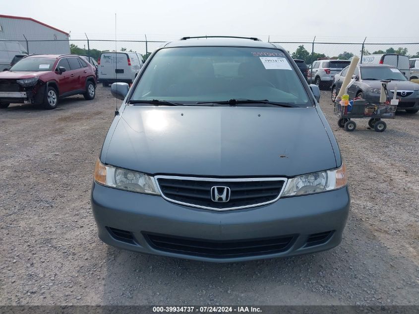 2002 Honda Odyssey Exl VIN: 5FNRL18972B032357 Lot: 39934737