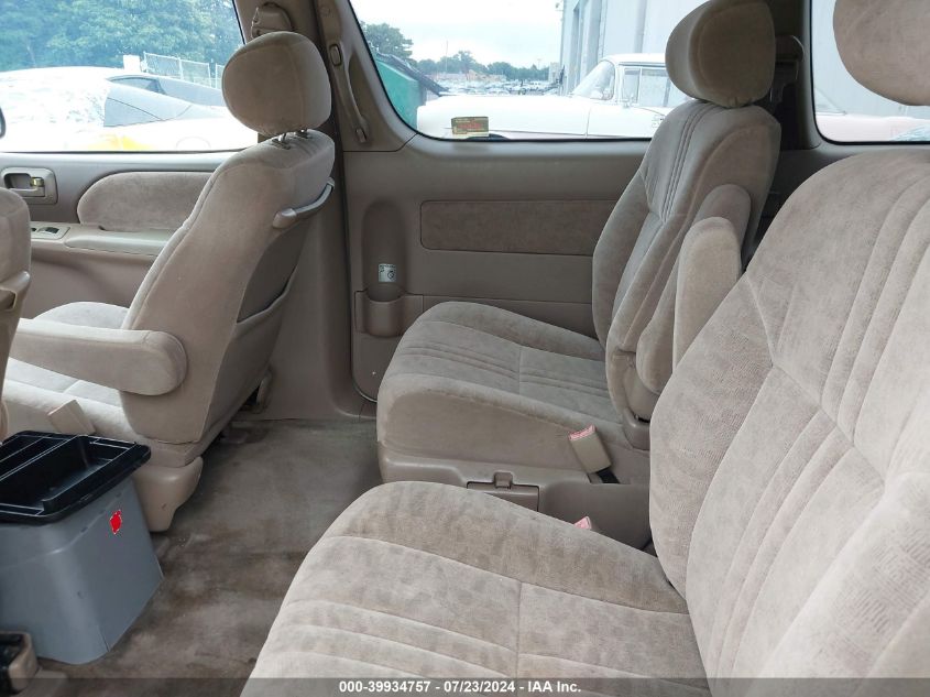 2001 Toyota Sienna Le/Xle VIN: 4T3ZF13C91U331464 Lot: 39934757