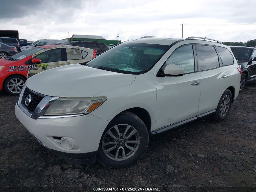 2013 Nissan Pathfinder Platinum/S/Sl/Sv VIN: 5N1AR2MNKDCD0SPUE Lot: 39934761