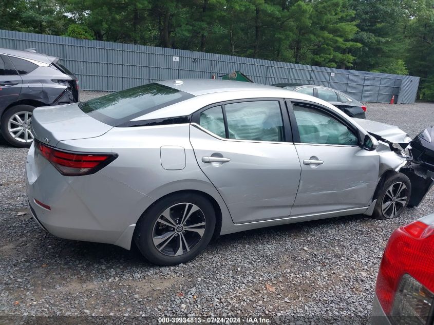 2022 Nissan Sentra Sv Xtronic Cvt VIN: 3N1AB8CV8NY272896 Lot: 39934813