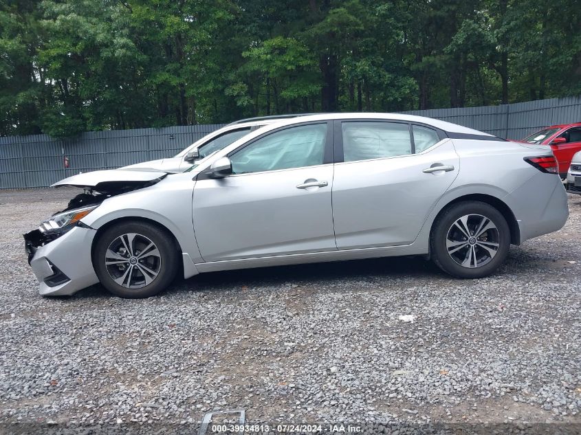 2022 Nissan Sentra Sv Xtronic Cvt VIN: 3N1AB8CV8NY272896 Lot: 39934813